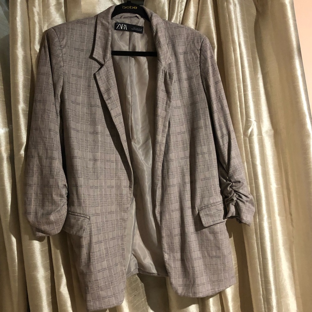 Plaid blazer